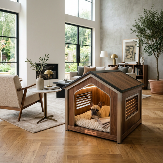 Mini maison de luxe pour chien